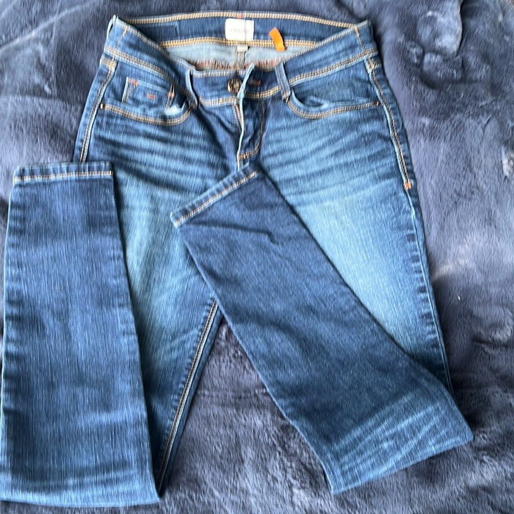 Ladies, denim jeans, Sneak Peek, low rise size 3, like new condition low rise